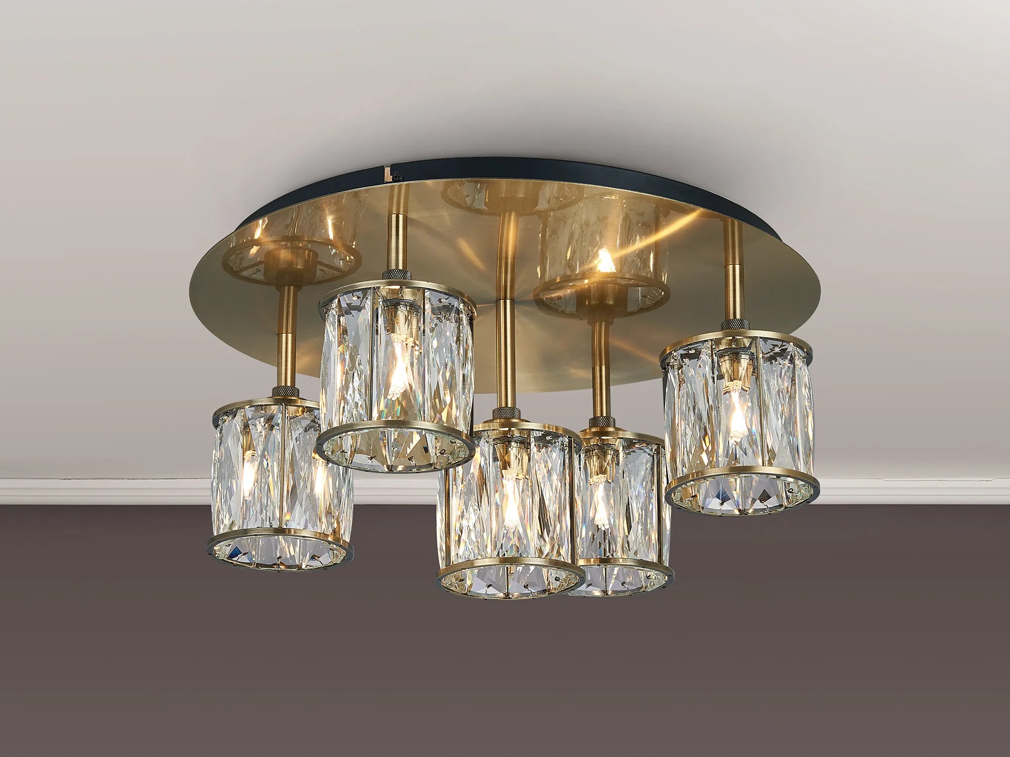 Melissa 3/5Lt Round Flush Light- Various Finishes