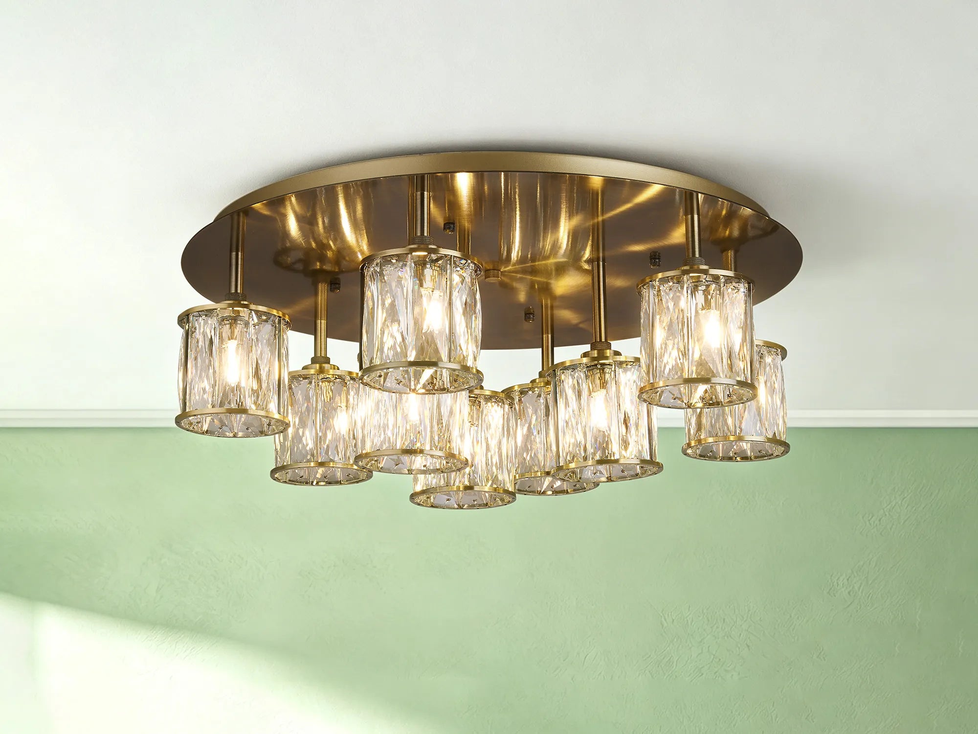 Melissa 9/13Lt Flush Ceiling Light- Various Finishes