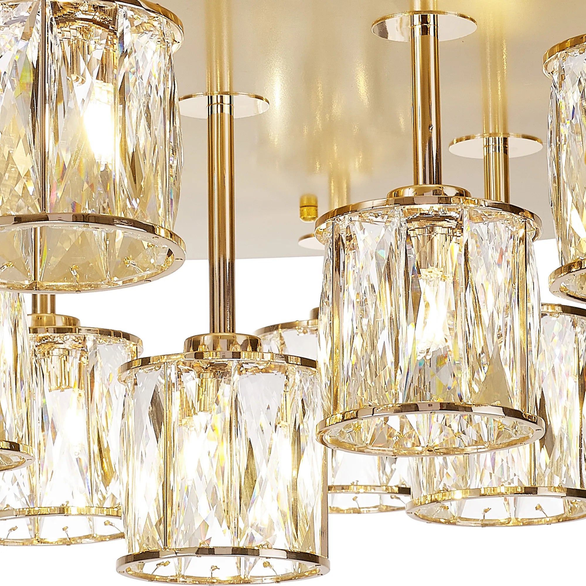 Melissa 9/13Lt Flush Ceiling Light- Various Finishes