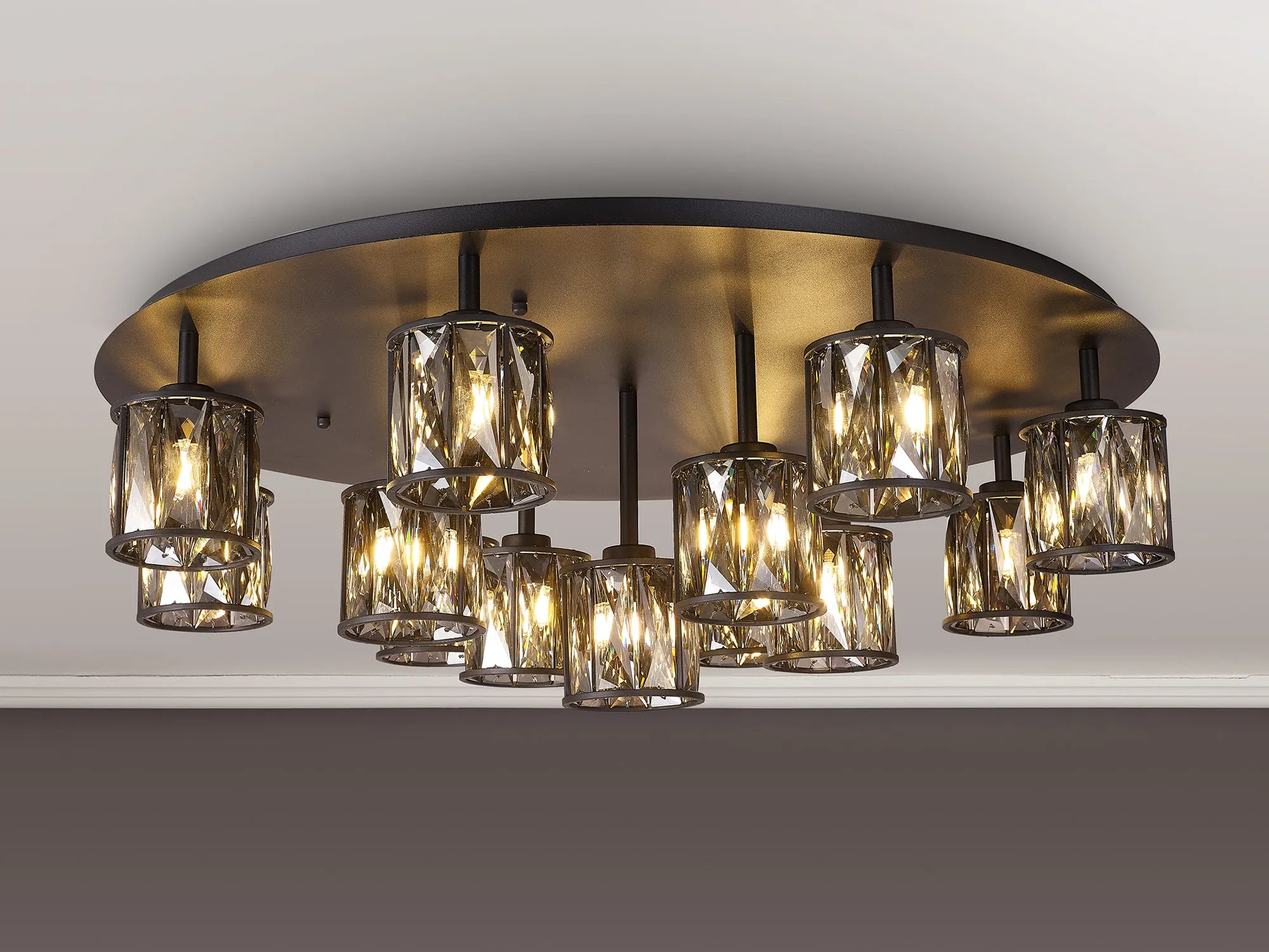 Melissa 9/13Lt Flush Ceiling Light- Various Finishes