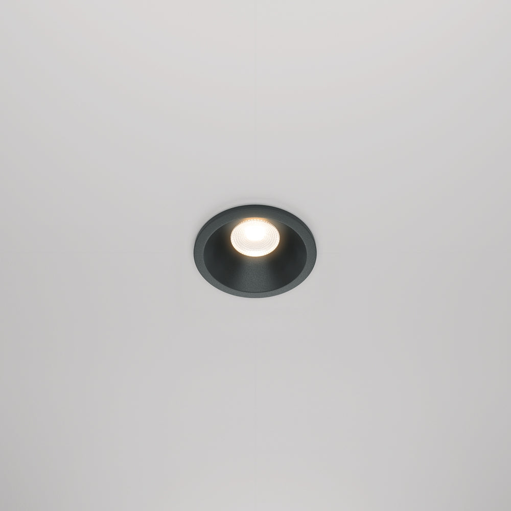 Downlight Zoom Recessed Ceiling Light White/Black - Finish