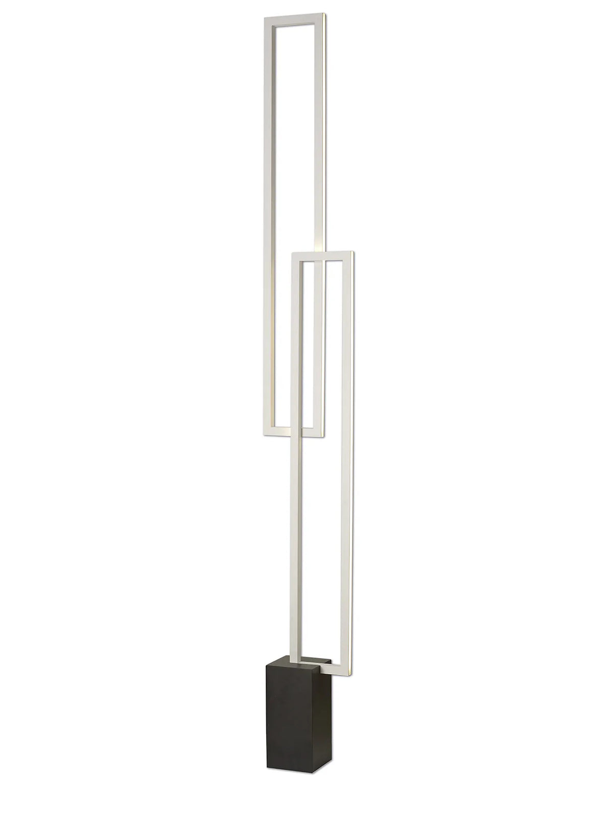 Mural Floor Lamp Matt White & Black