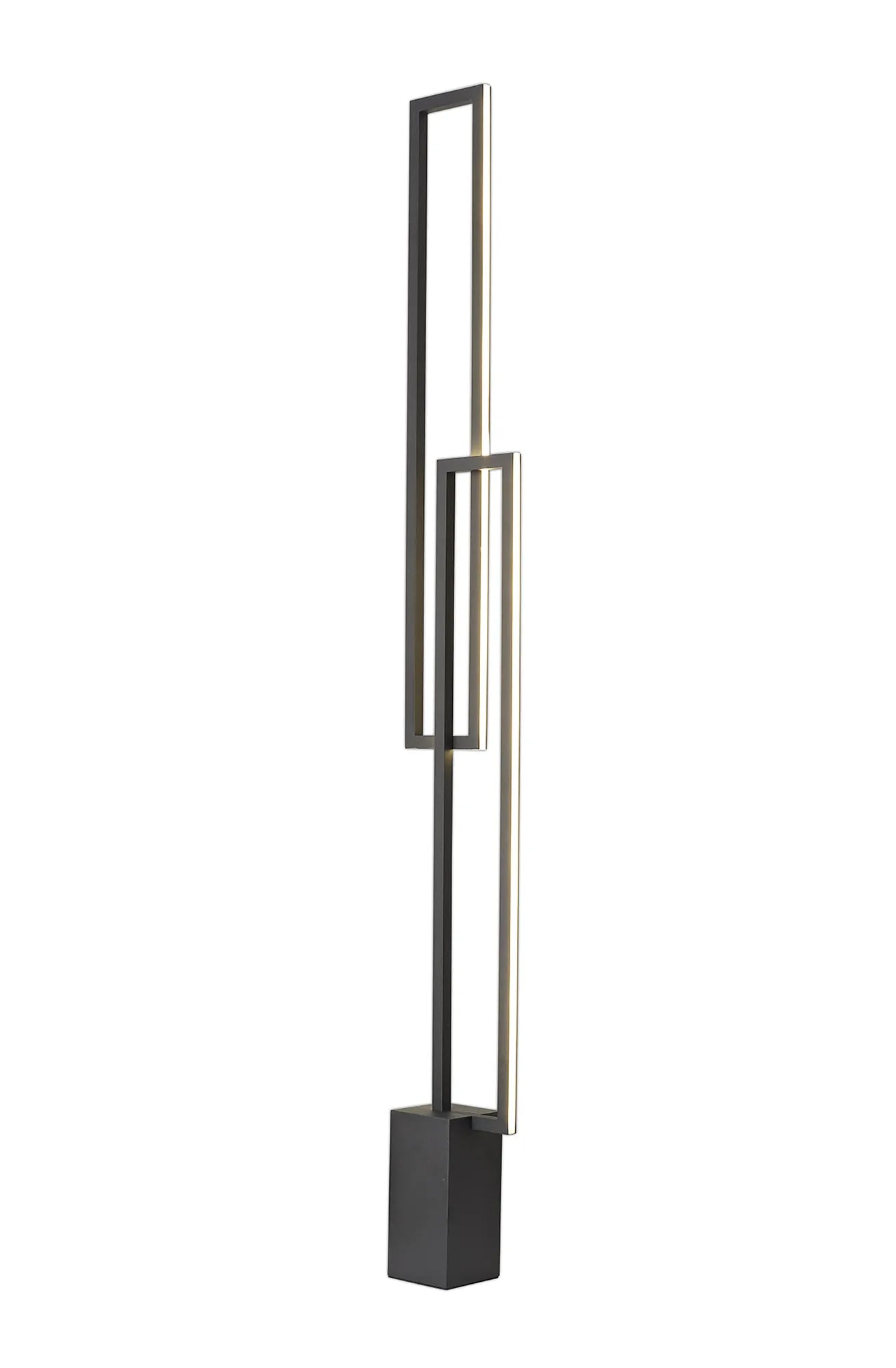 Mural Floor Lamp Matt White & Black