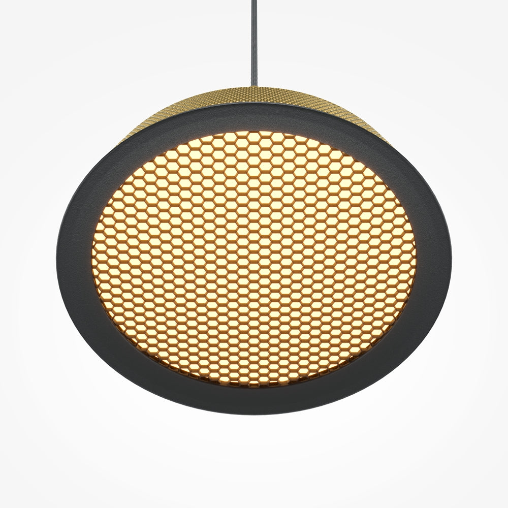 El Plate Pendant lamp- Black/ White Finishes