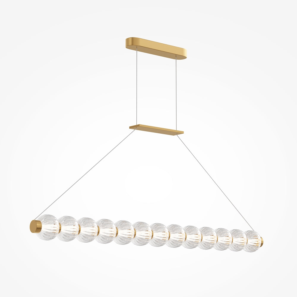 Amulet LED Linear Pendant - Gold