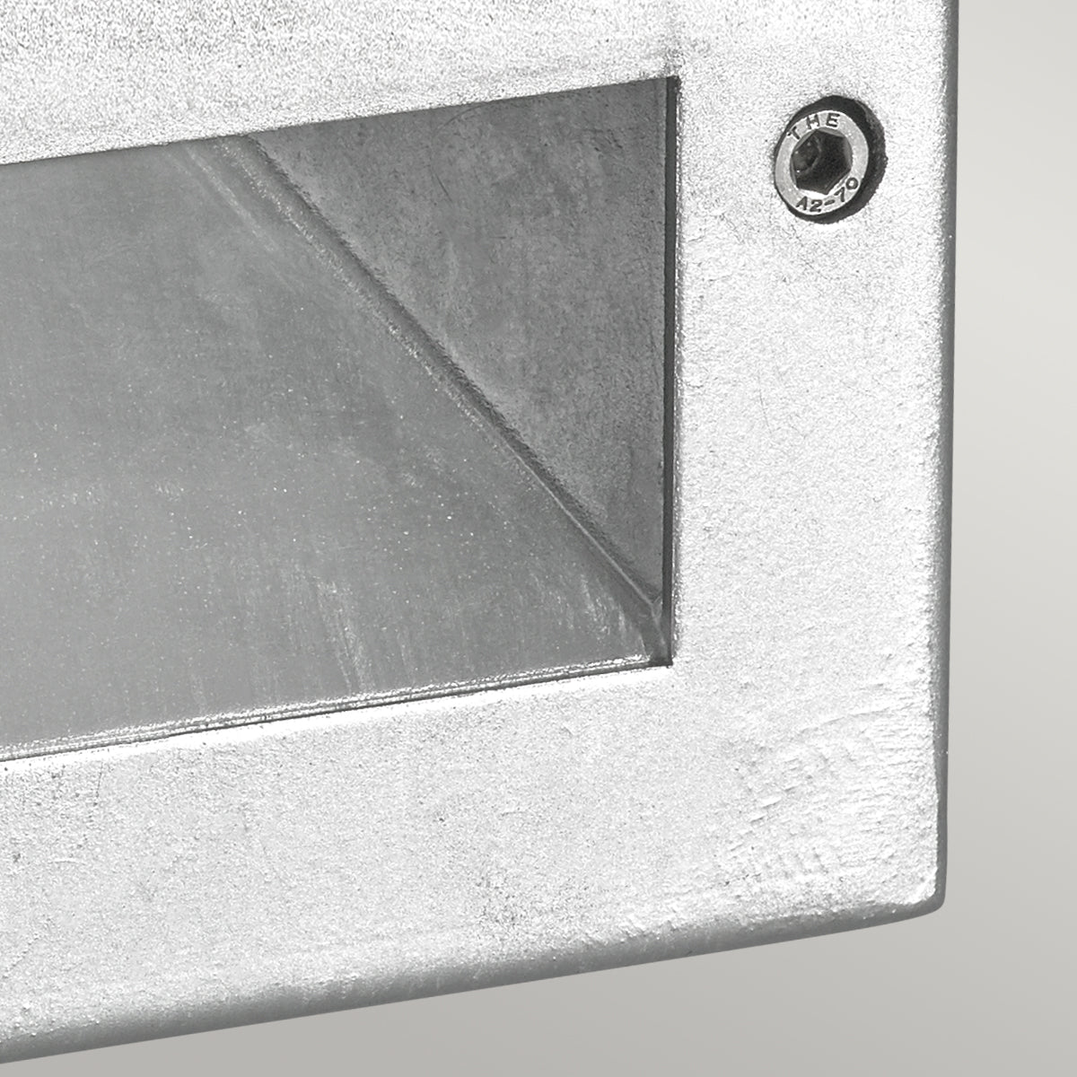 Namsos LED Recessed Wall Light - Aluminium/Galvanized/Graphite - Cusack Lighting