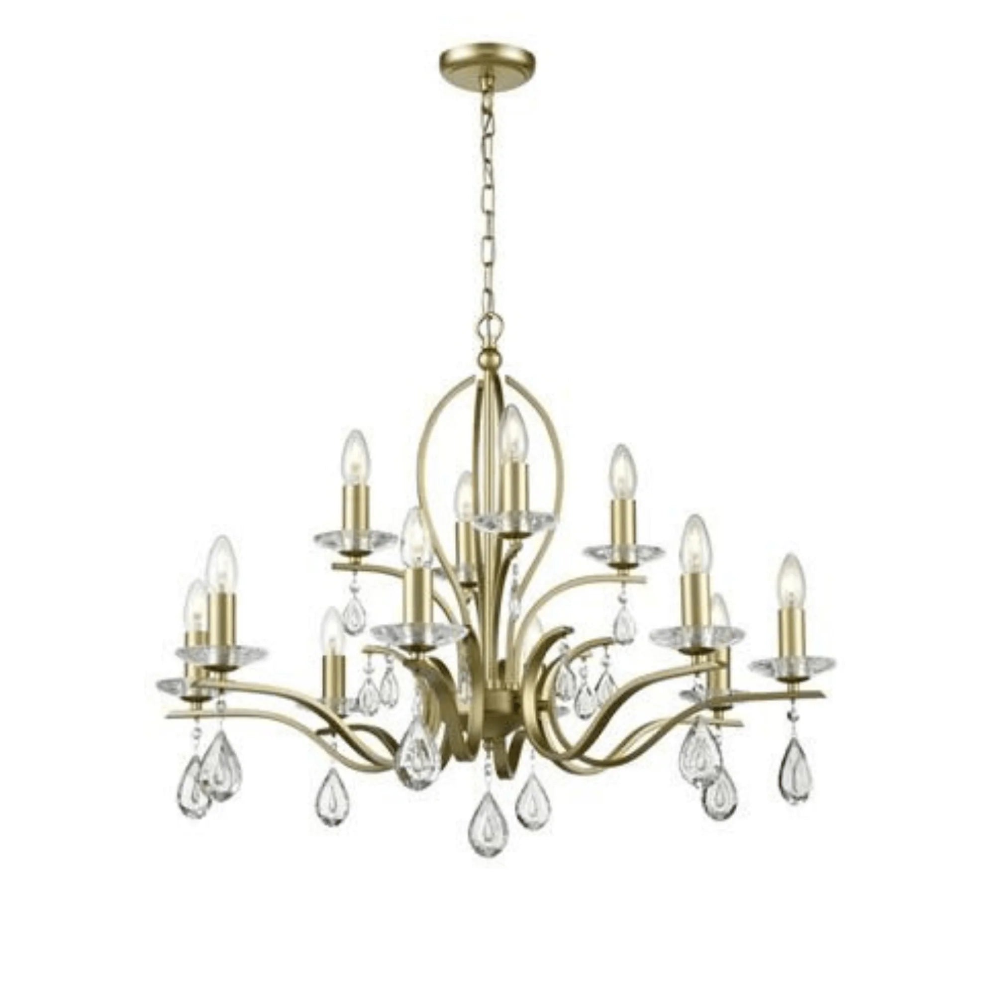 Naomi 3/5/8/12lt Crystal Chandelier