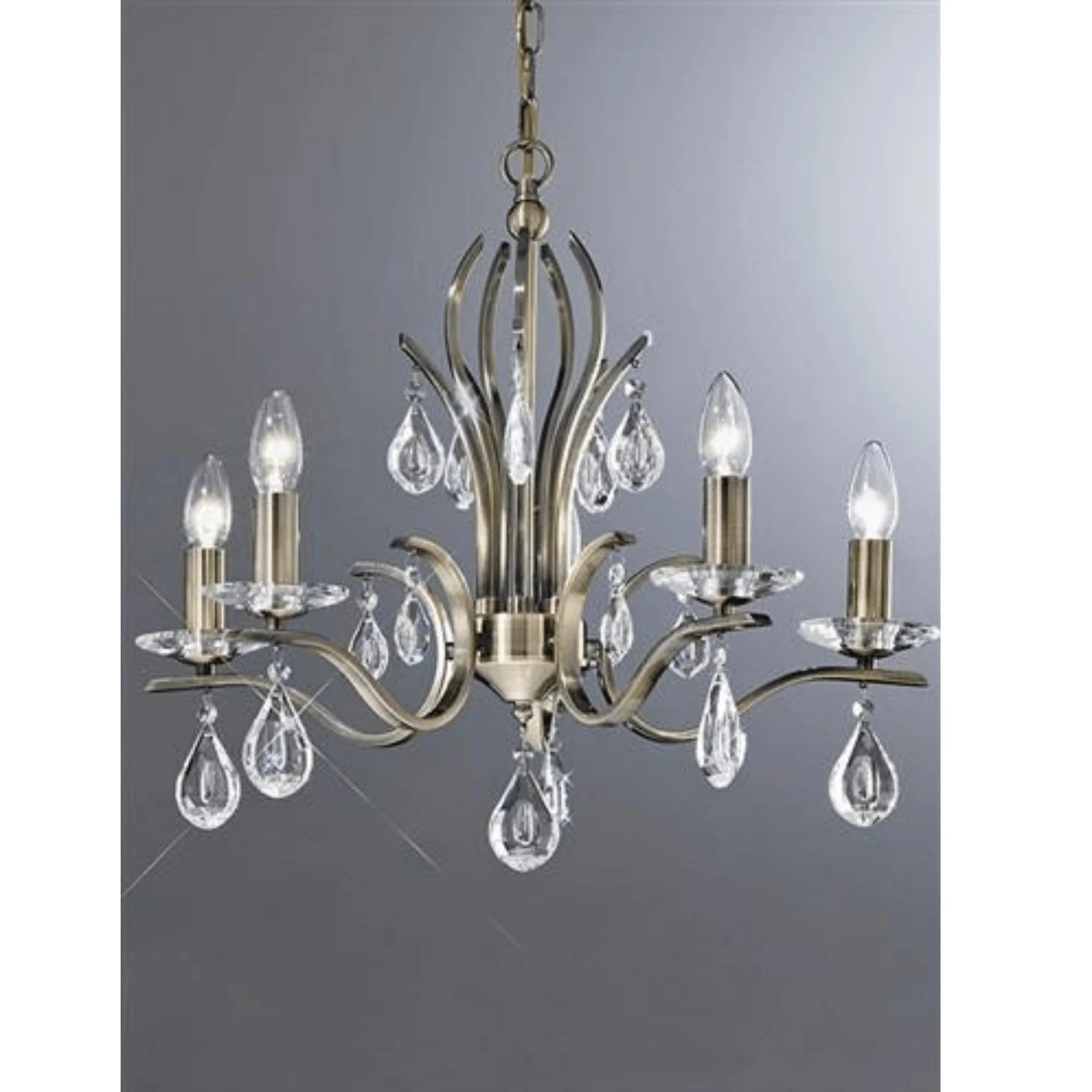 Naomi 3/5/8/12lt Crystal Chandelier