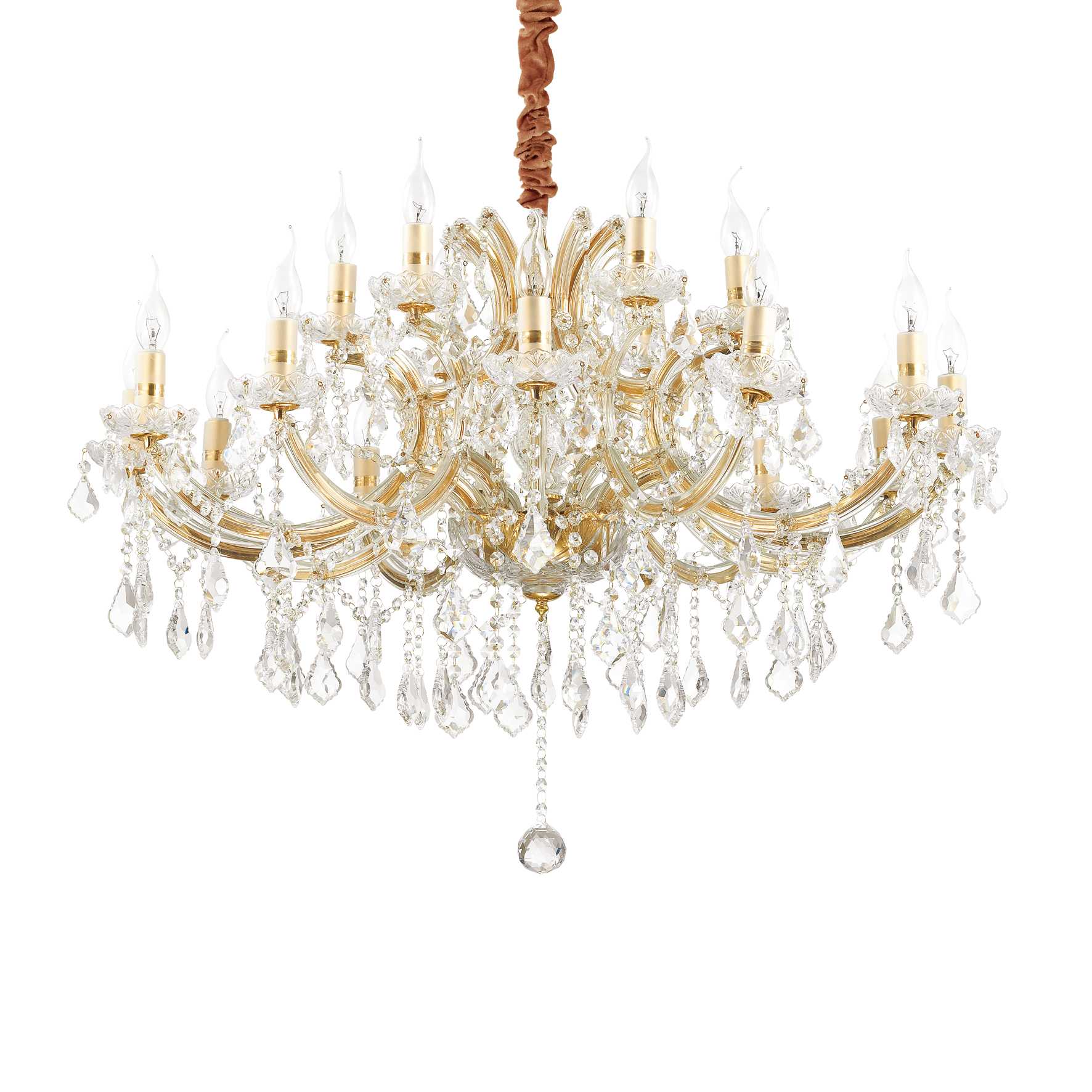 Napoleon Chandelier Fitting - Chrome/Gold Finish - Cusack Lighting