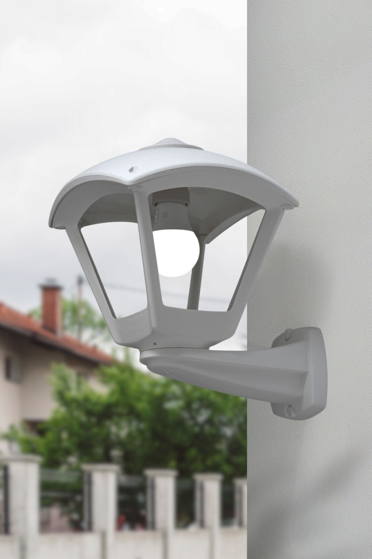 Nardo Dario Black/Grey Wall Light IP55