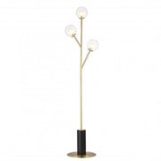 Ruthbury 3Lt Floor Lamp - Brass