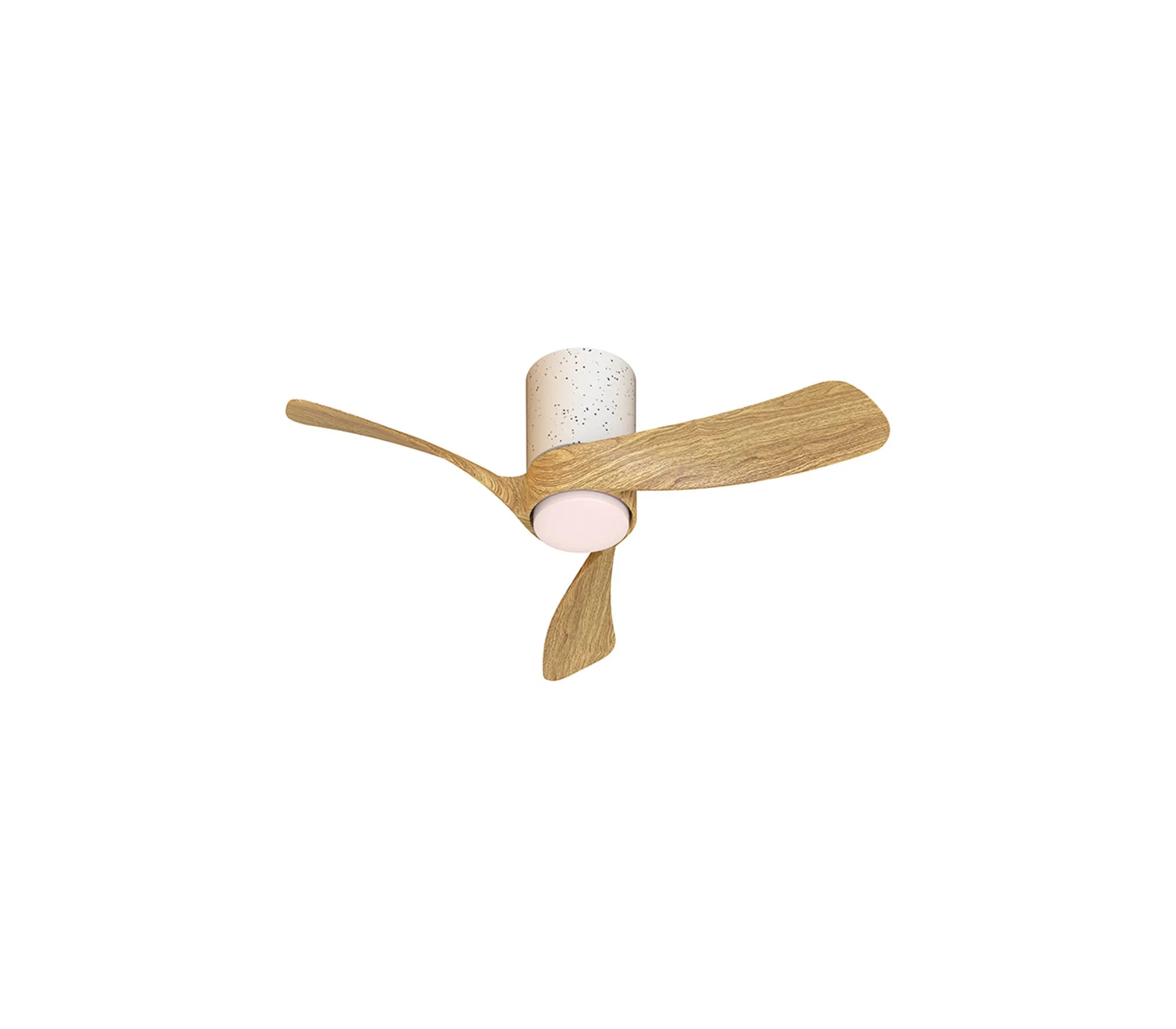 Nemo II 72cm 15W Dimmable Ceiling Light With Built in Fan- Various Finishes