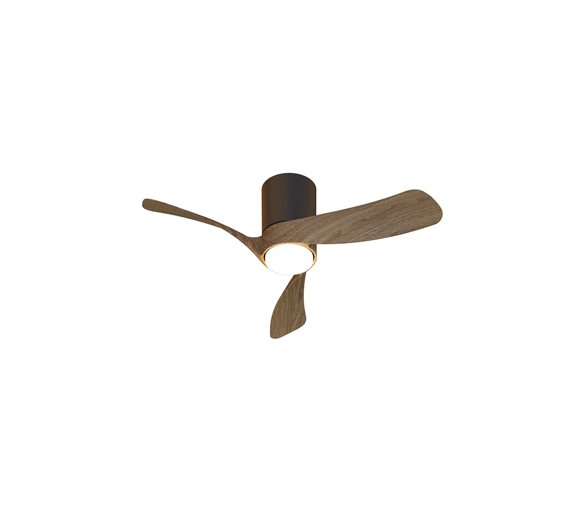 Nemo II 72cm 15W Dimmable Ceiling Light With Built in Fan- Various Finishes