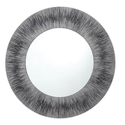 Dar Neome Round Mirror With Purple/Grey Frame 80CM - Cusack Lighting