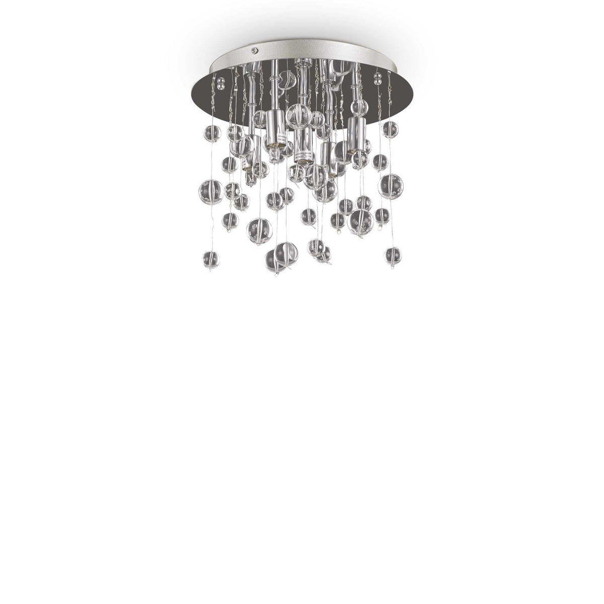 Neve Flush Light Fitting - Chrome Finish - Cusack Lighting