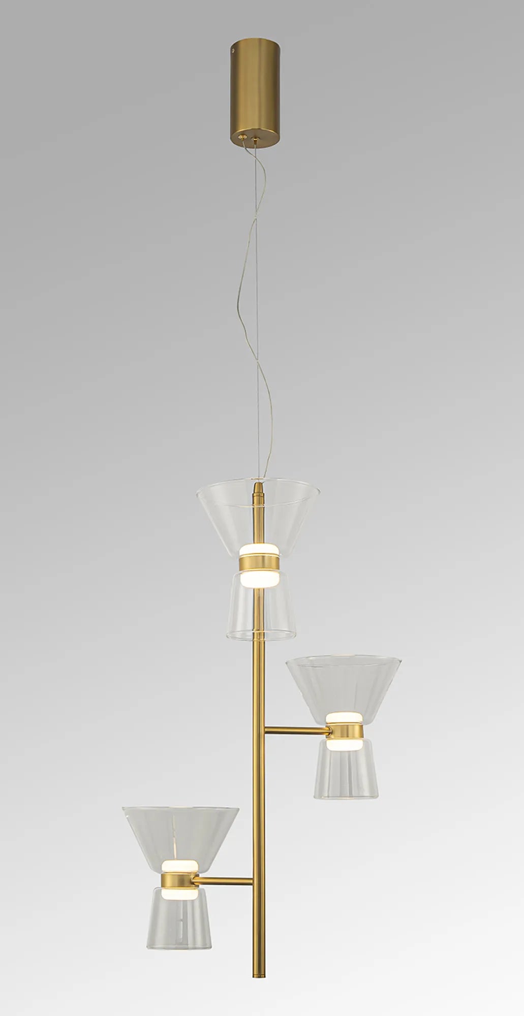 New York 3/4 Lt Pendant- Gold