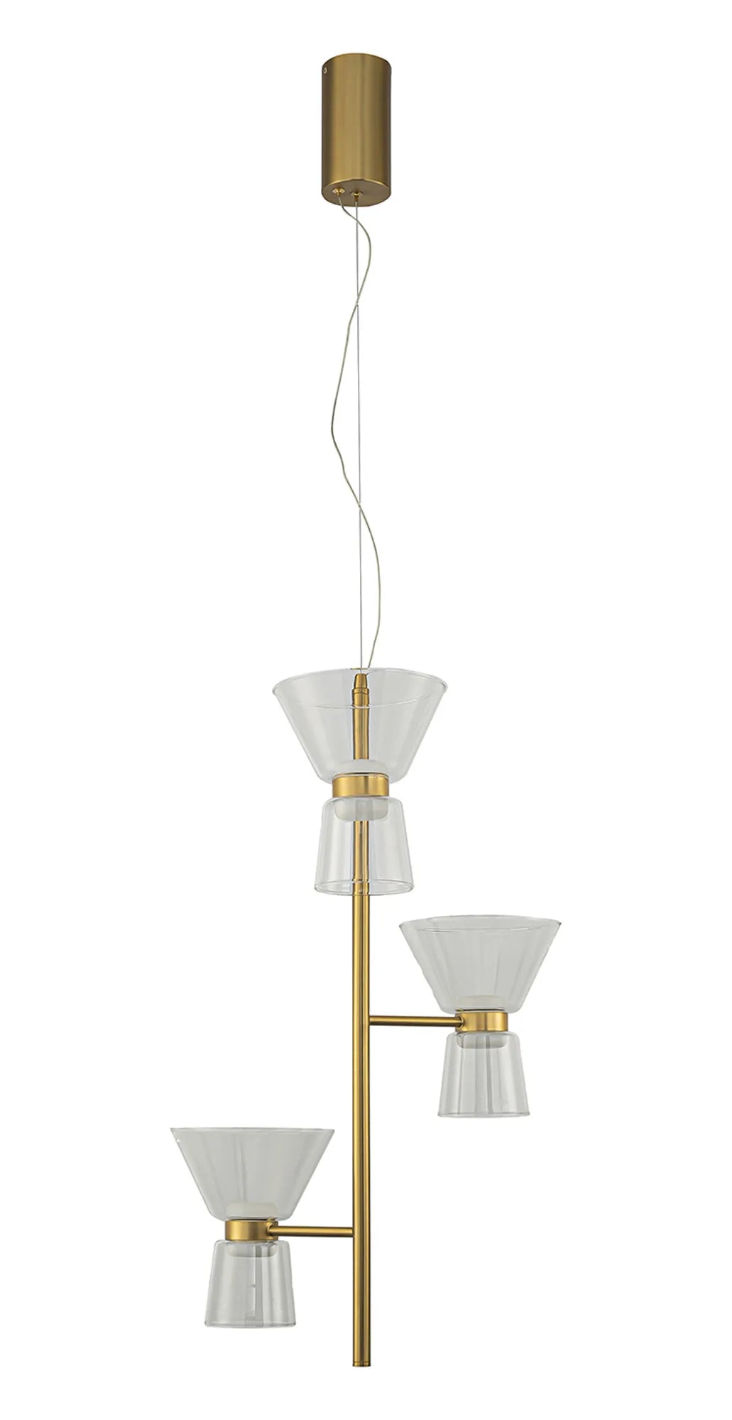 New York 3/4 Lt Pendant- Gold