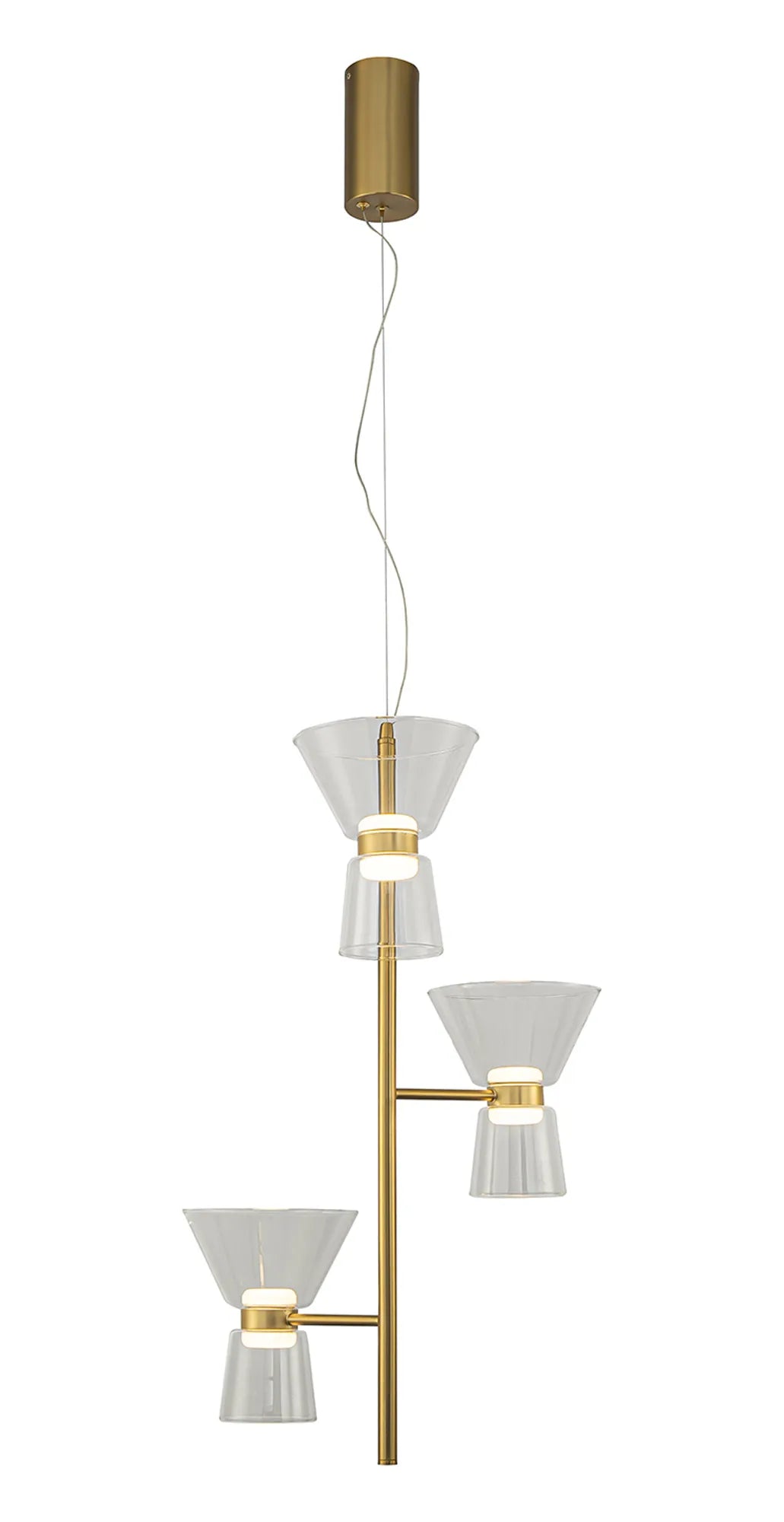 New York 3/4 Lt Pendant- Gold