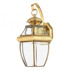 Newbury Small/Medium/Large Wall Lantern Polished Brass/Aged Copper-Finish