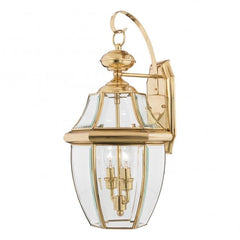 Newbury Small/Medium/Large Wall Lantern Polished Brass/Aged Copper-Finish