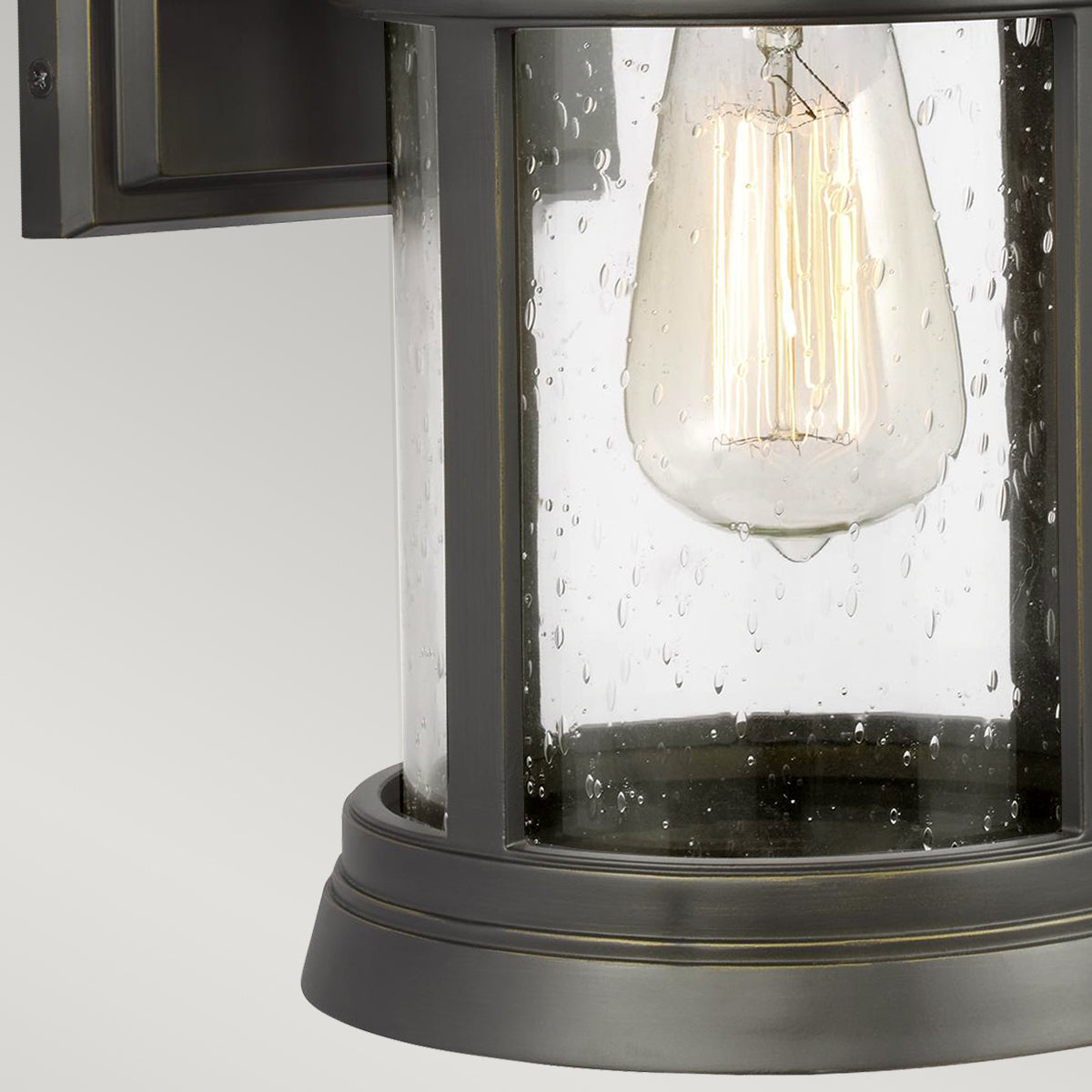 Newport Medium Wall Lantern – Antique Bronze Finish