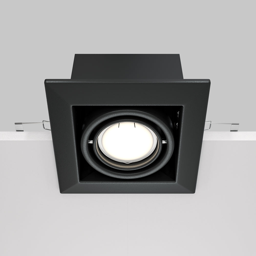 Metal Modern Recessed Light- Black/ White Finish
