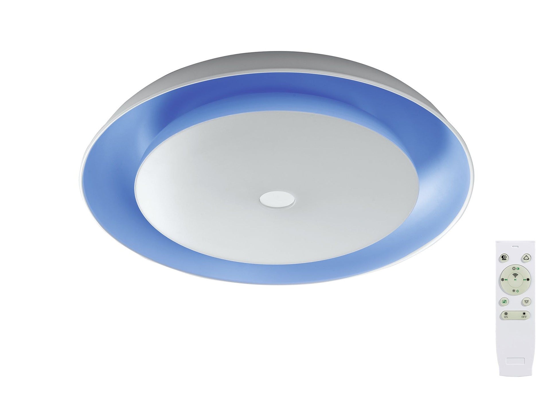 Nifty Ceiling, 1 x 36W LED RGB, Tuneable White 3000K-6000K, 1800lm, 10W Speaker, Bluetooth/Remote Control/App Control, 3yrs Warranty