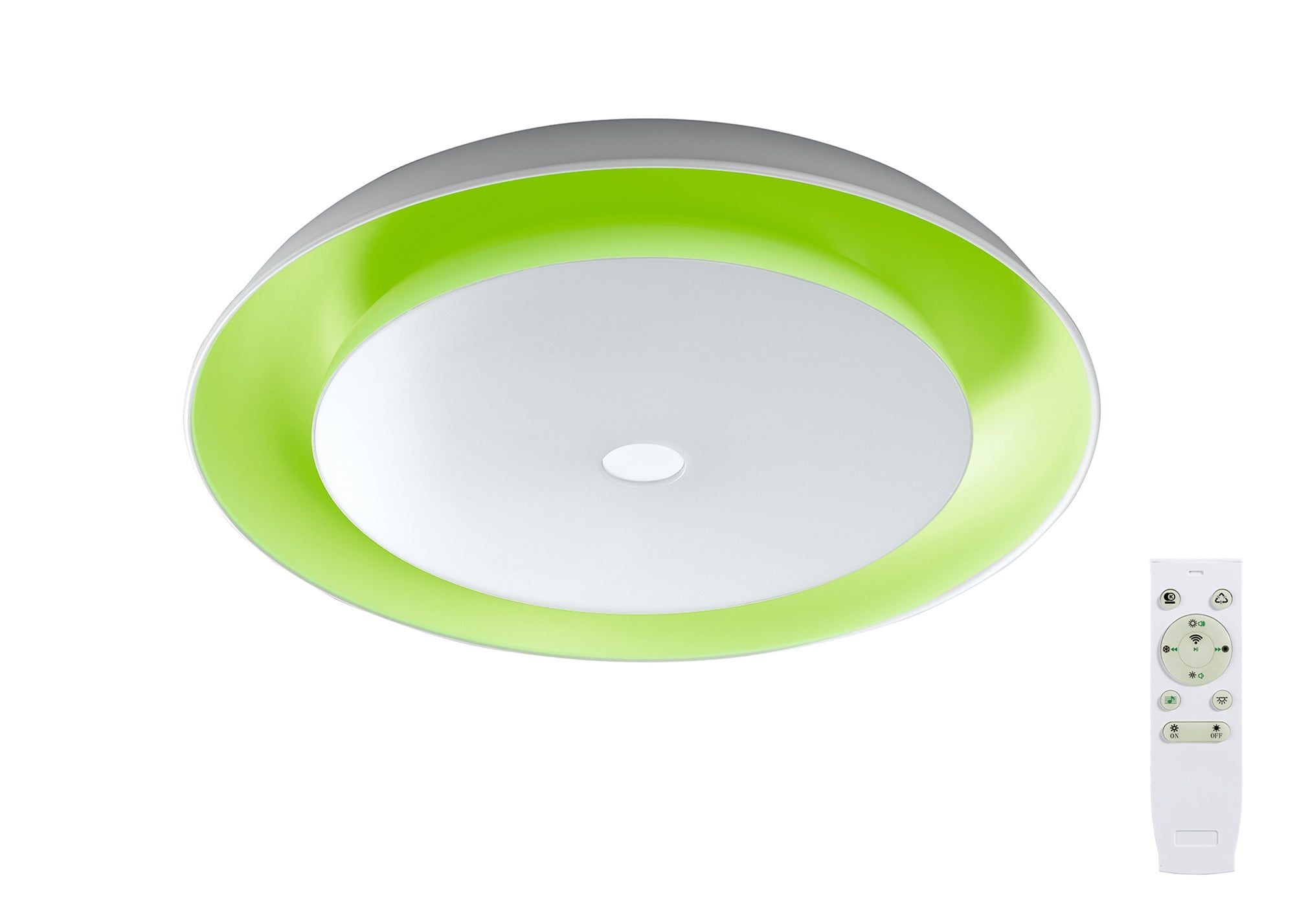 Nifty Ceiling, 1 x 36W LED RGB, Tuneable White 3000K-6000K, 1800lm, 10W Speaker, Bluetooth/Remote Control/App Control, 3yrs Warranty