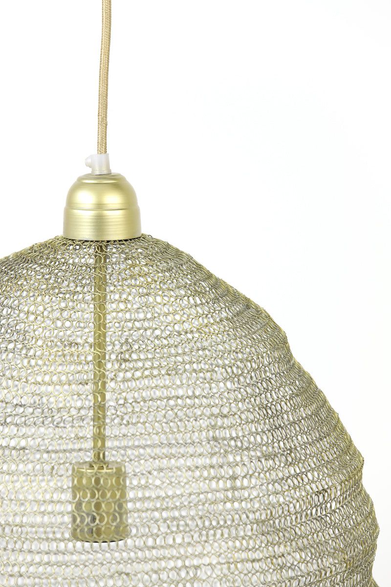 Nikki Hanging Lamp - Light Gold Finish