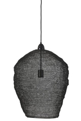 Nikki Hanging Lamp - Shiny Black Finish