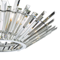 Nimbus 9Lt Crystal Ceiling Light Polished Chrome Crystal