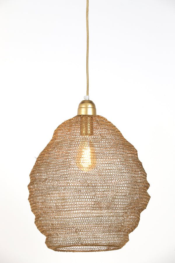 Nina Hanging Lamp - Antique Bronze Finish