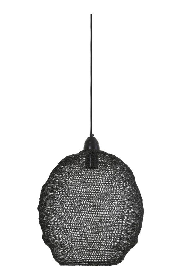 Nina Hanging Lamp - Shiny Black Finish