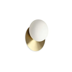 Ninfea Wall light - White/Brass Finish - Cusack Lighting