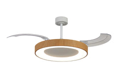 Niseko LED Fan Light w/ Remote Control - Various Colours