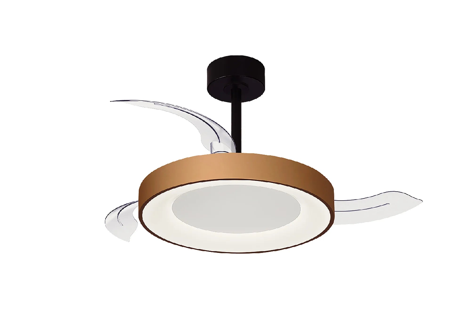 Niseko LED Fan Light w/ Remote Control - Various Colours