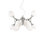 Nodi Centre Ceiling Light - White/Brass/Chrome Finish - Cusack Lighting