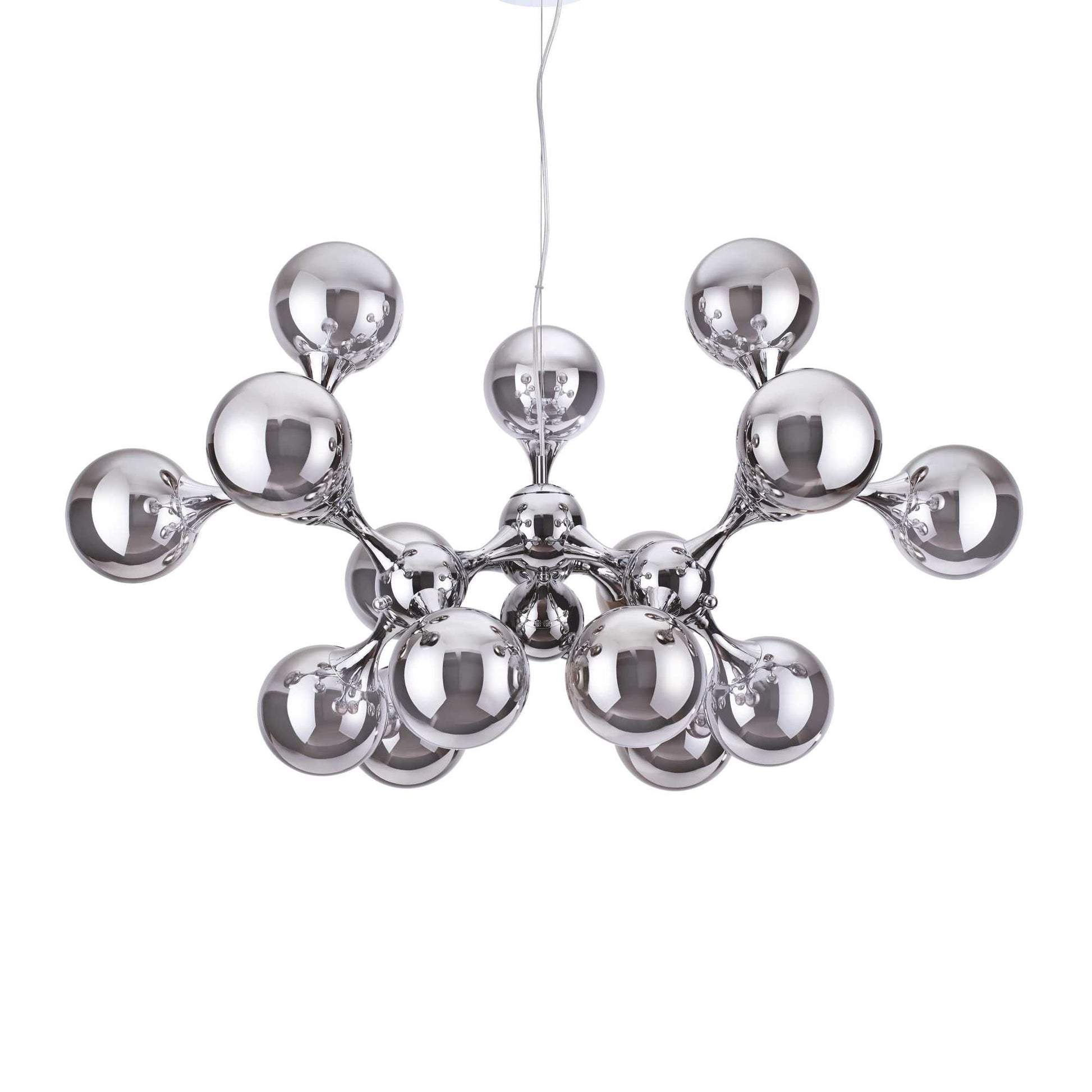 Nodi Centre Ceiling Light - White/Brass/Chrome Finish - Cusack Lighting