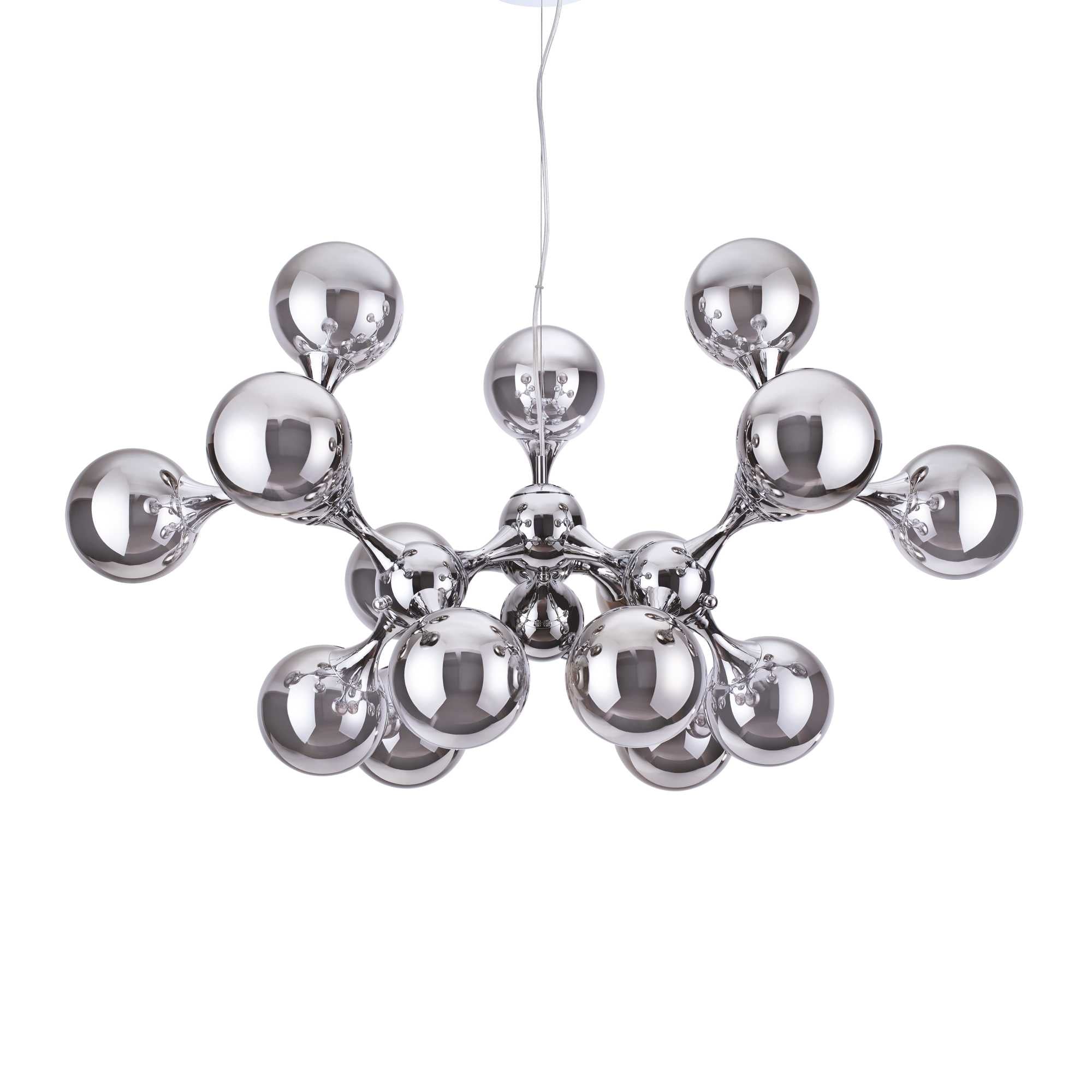 Nodi Centre Ceiling Light - White/Brass/Chrome Finish - Cusack Lighting