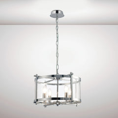 Nolan 4Lt Chrome Lantern - Promotional Offer