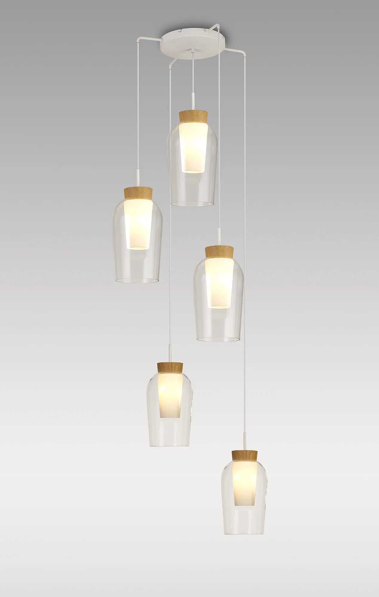 Nora Round Cluster Pendant Adjustable E27