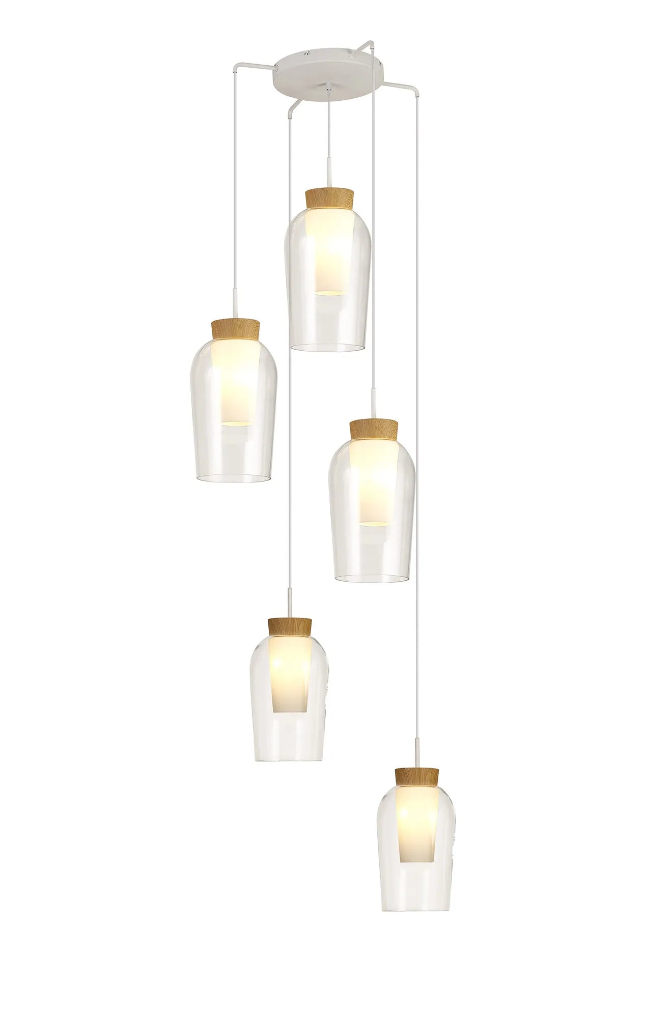 Nora Round Cluster Pendant Adjustable E27