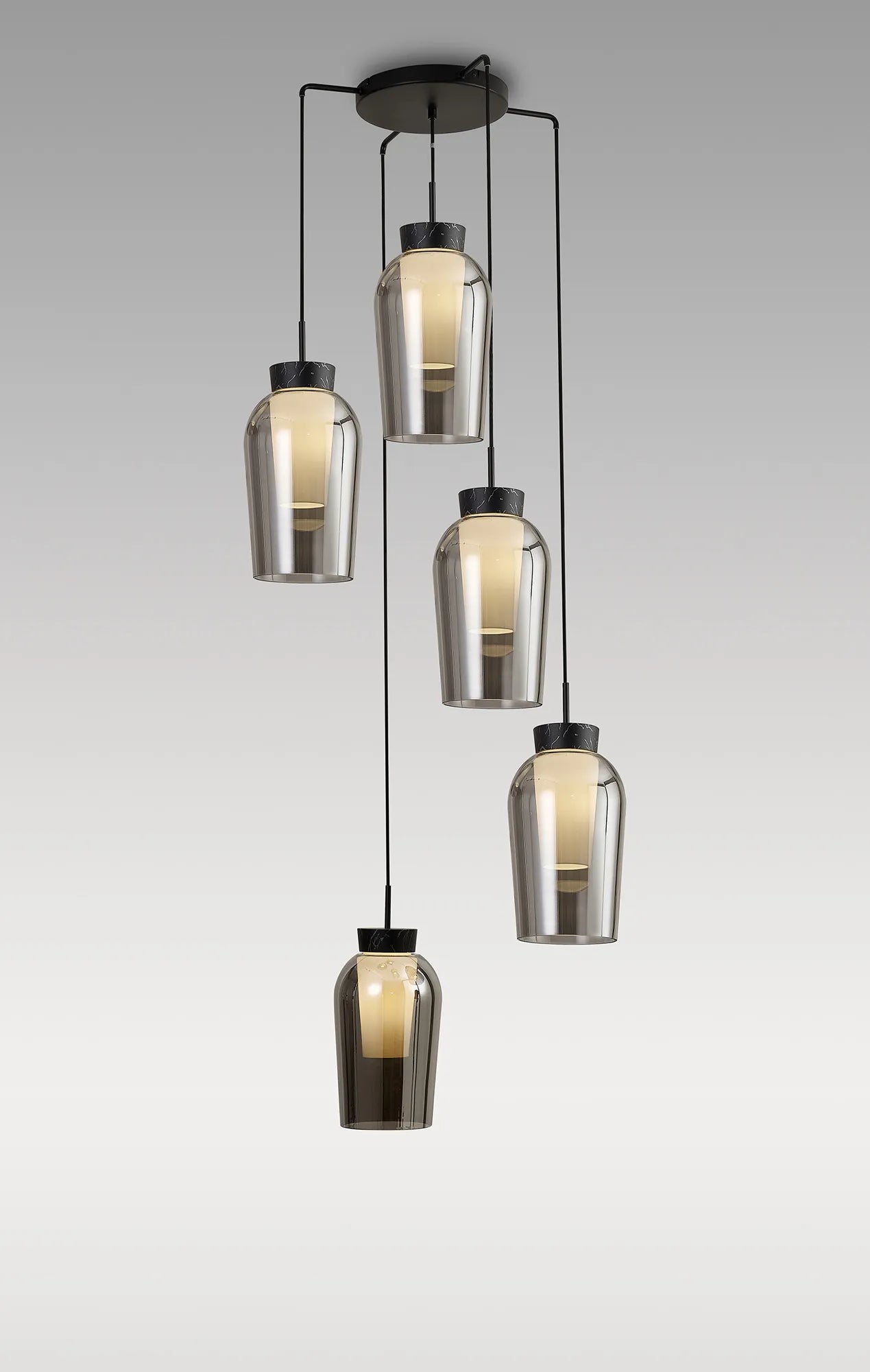 Nora Round Cluster Pendant Adjustable E27