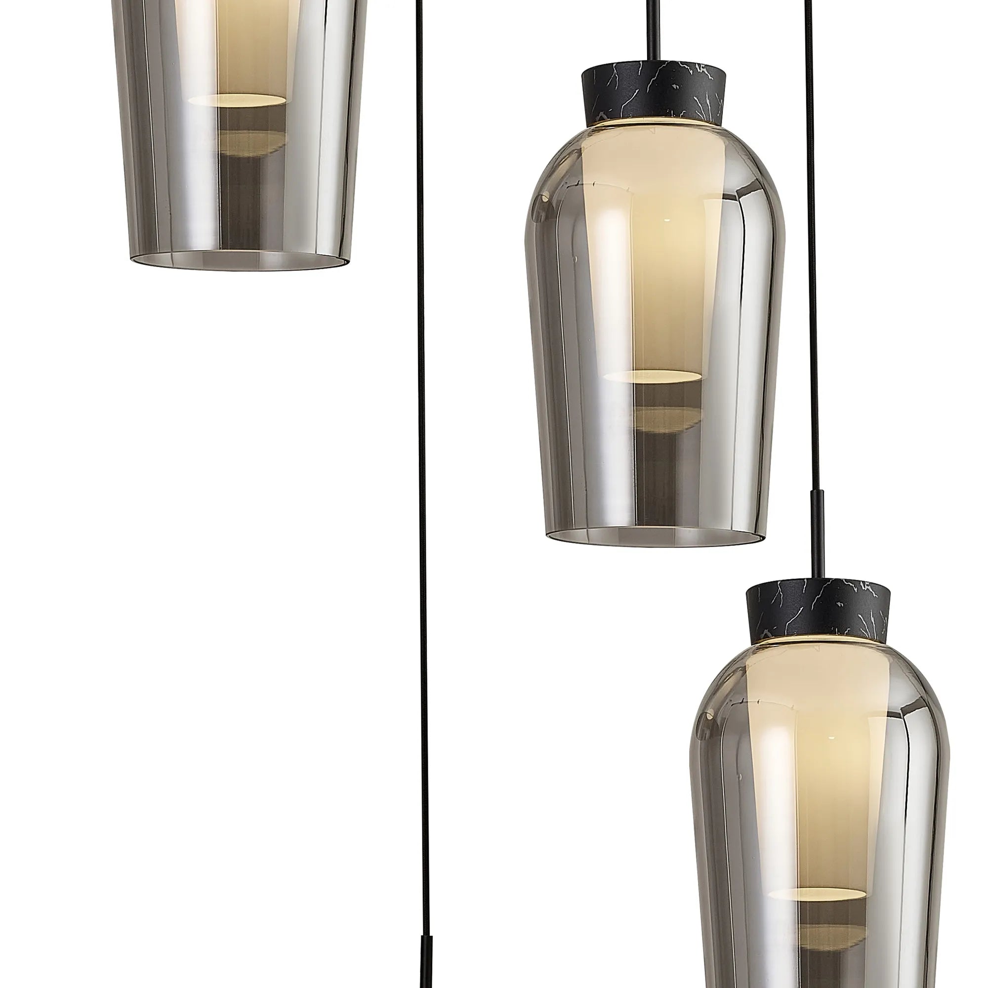 Nora Round Cluster Pendant Adjustable E27