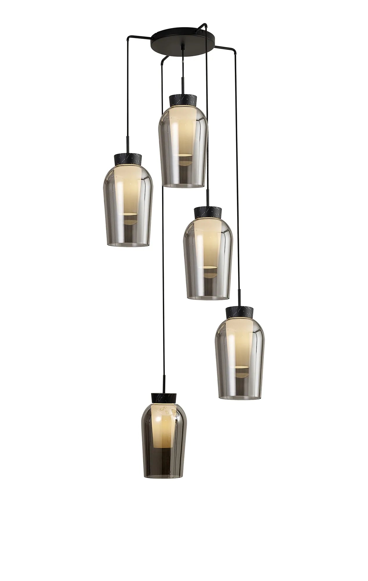 Nora Round Cluster Pendant Adjustable E27