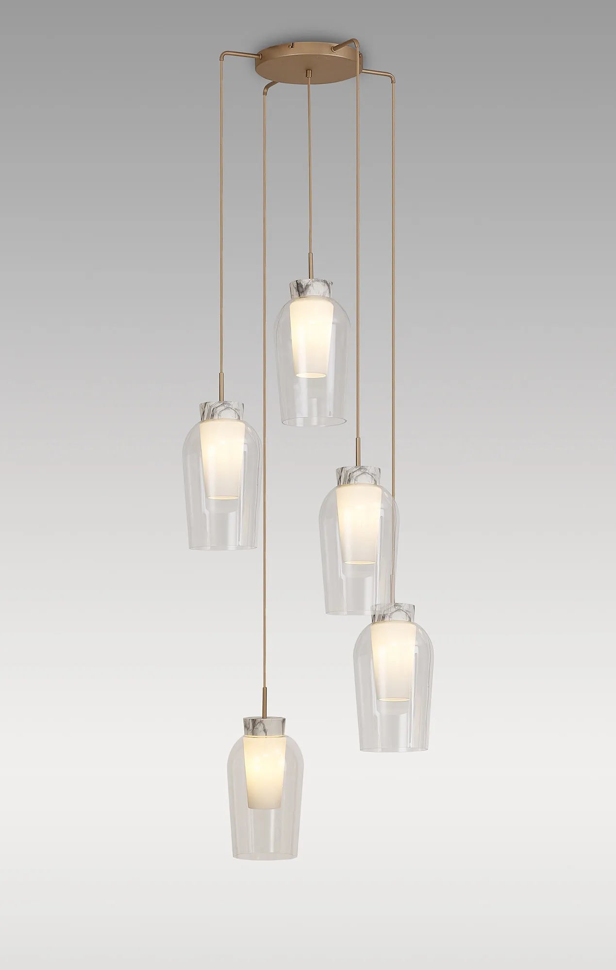 Nora Round Cluster Pendant Adjustable E27