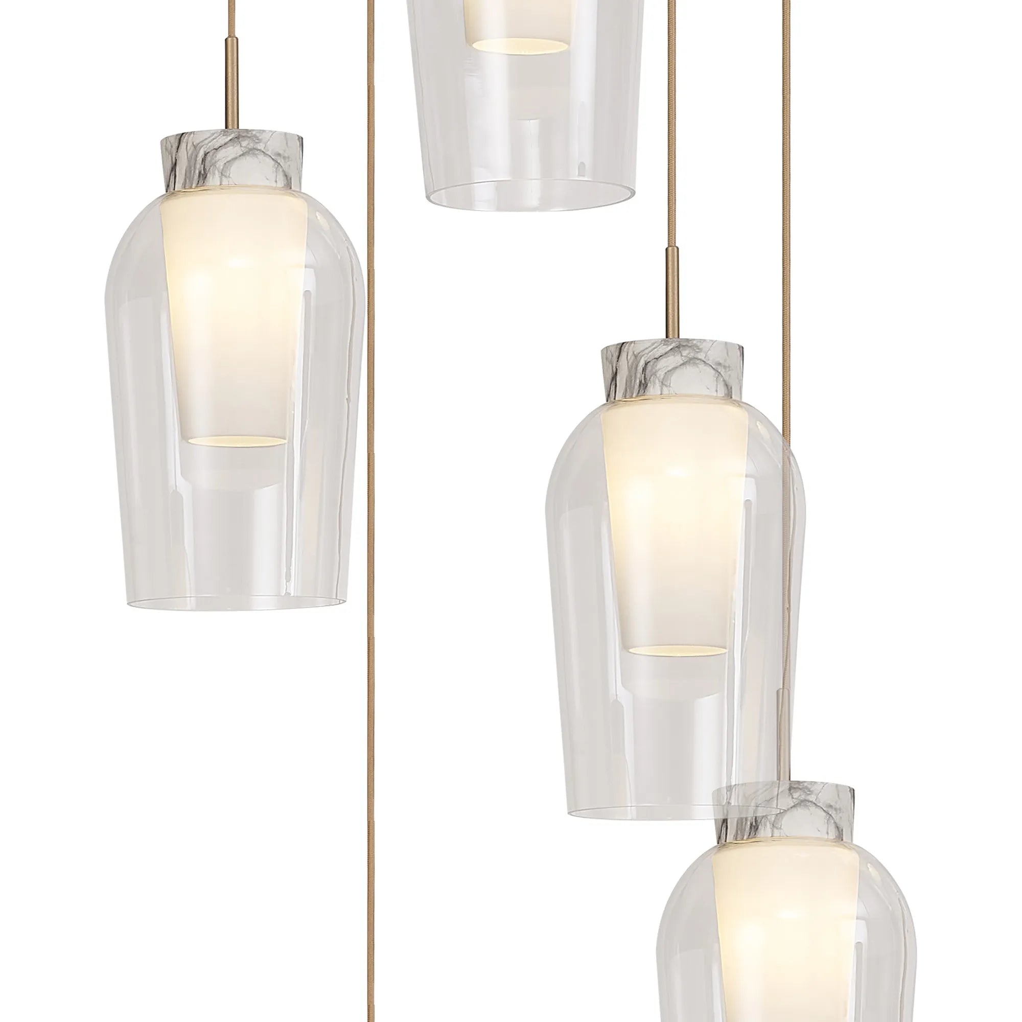 Nora Round Cluster Pendant Adjustable E27