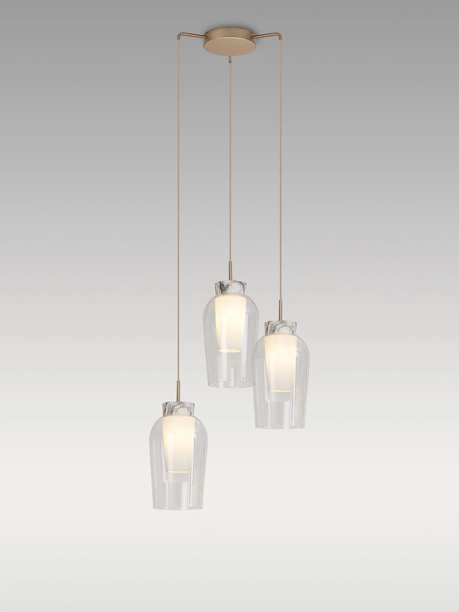 Nora Round Cluster Pendant Adjustable E27