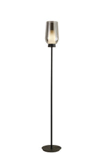 Nora Floor Lamp 1 Lt- White/Wood,  Black/ Black Marble, Gold/White Finishes