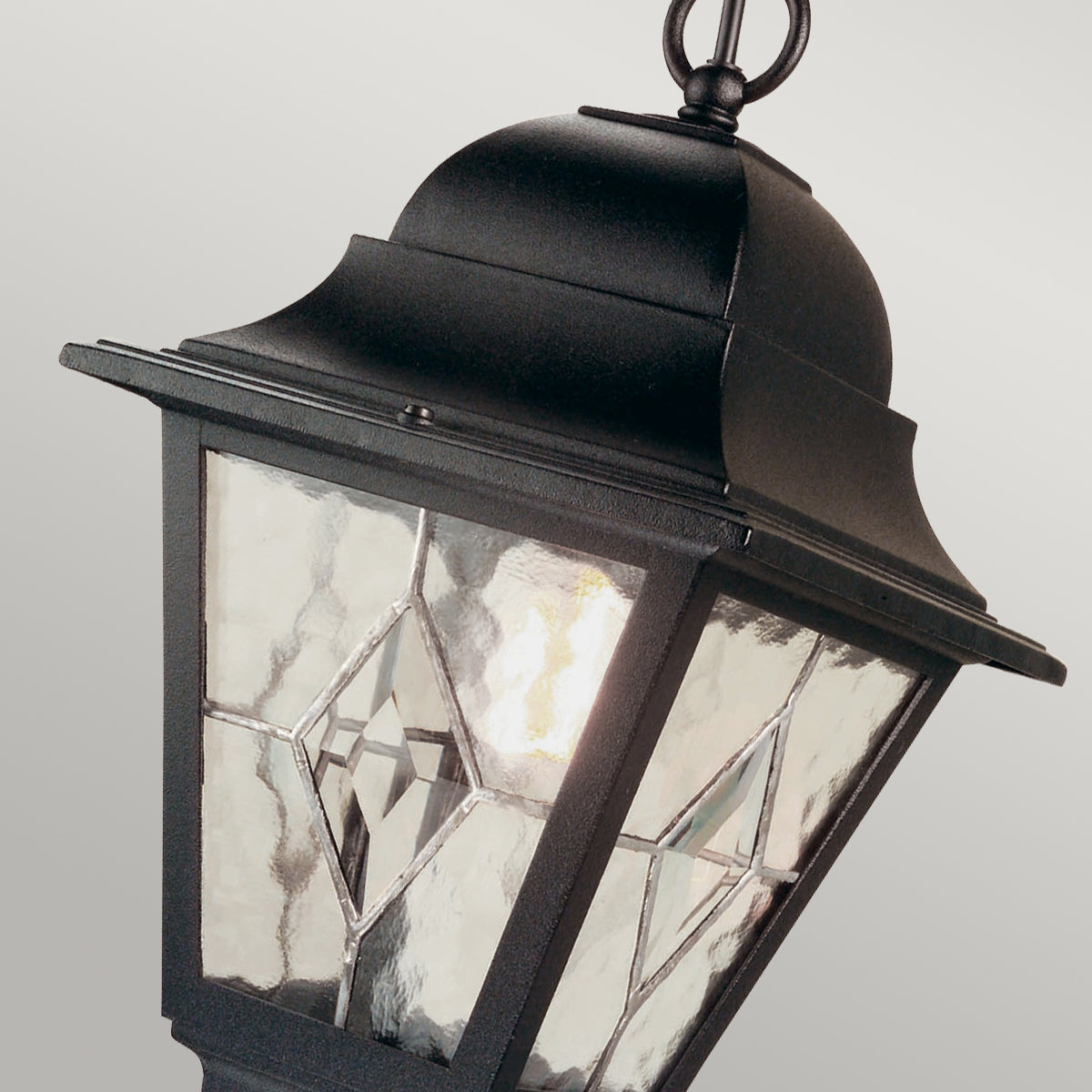 Norfolk Chain Lantern – Black Finish